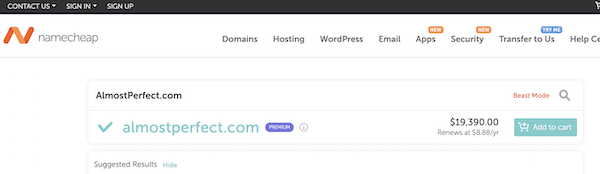 Some Afternic Partners Mark Up or Mark Down Listing Prices