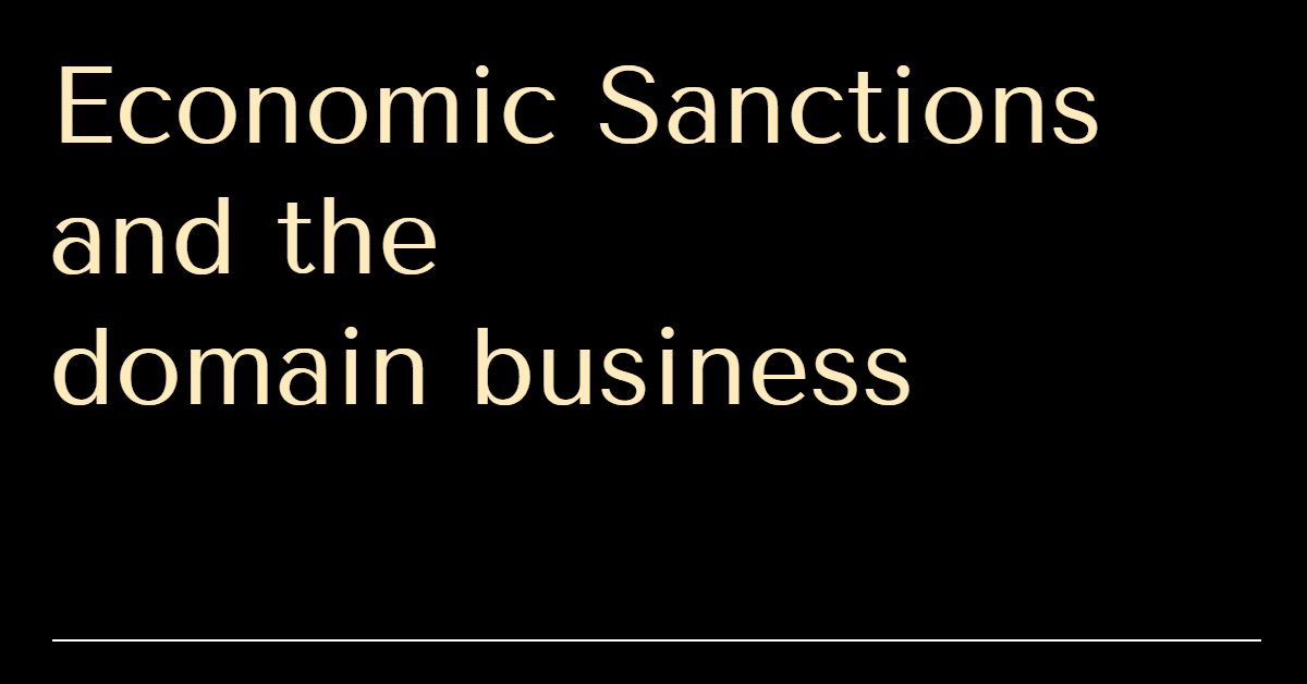 Sanctions impact domain trading with Russia, Belarus