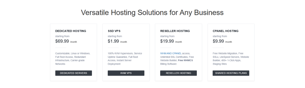 Best Ecommerce Hosting Providers 10 Pricing Packages - Rad Web Hosting
