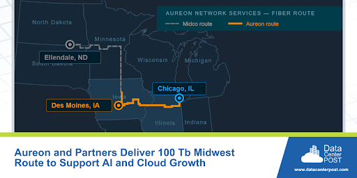 Aureon and Partners Deliver 100 Tb Midwest Route to Support AI and Cloud Growth 1 Aureon and Partners Deliver 100 Tb Midwest Route to Support AI and Cloud Growth